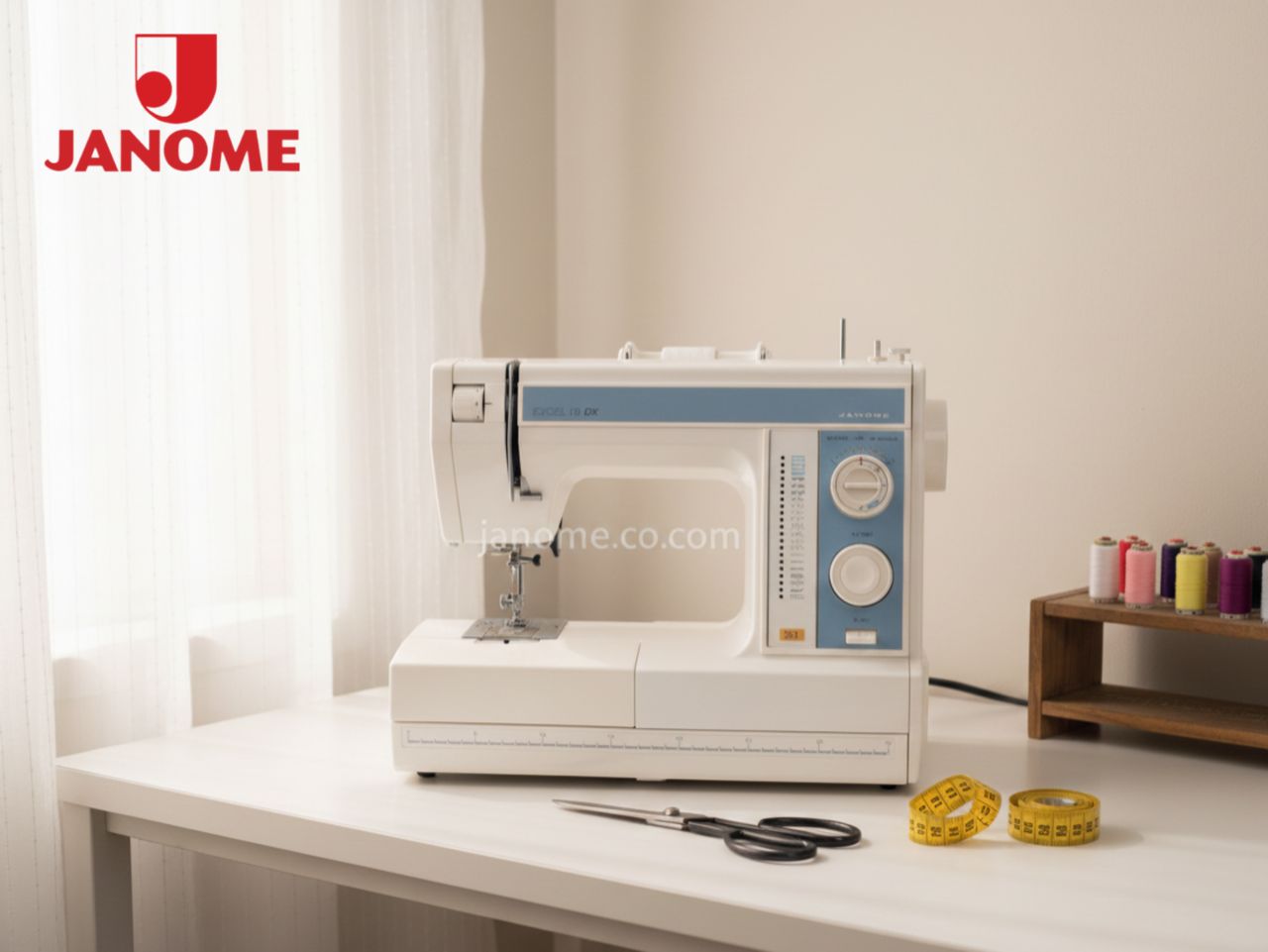 چرخ خیاطی و گلدوزی ژانومه استوک ژاپن مدل 640